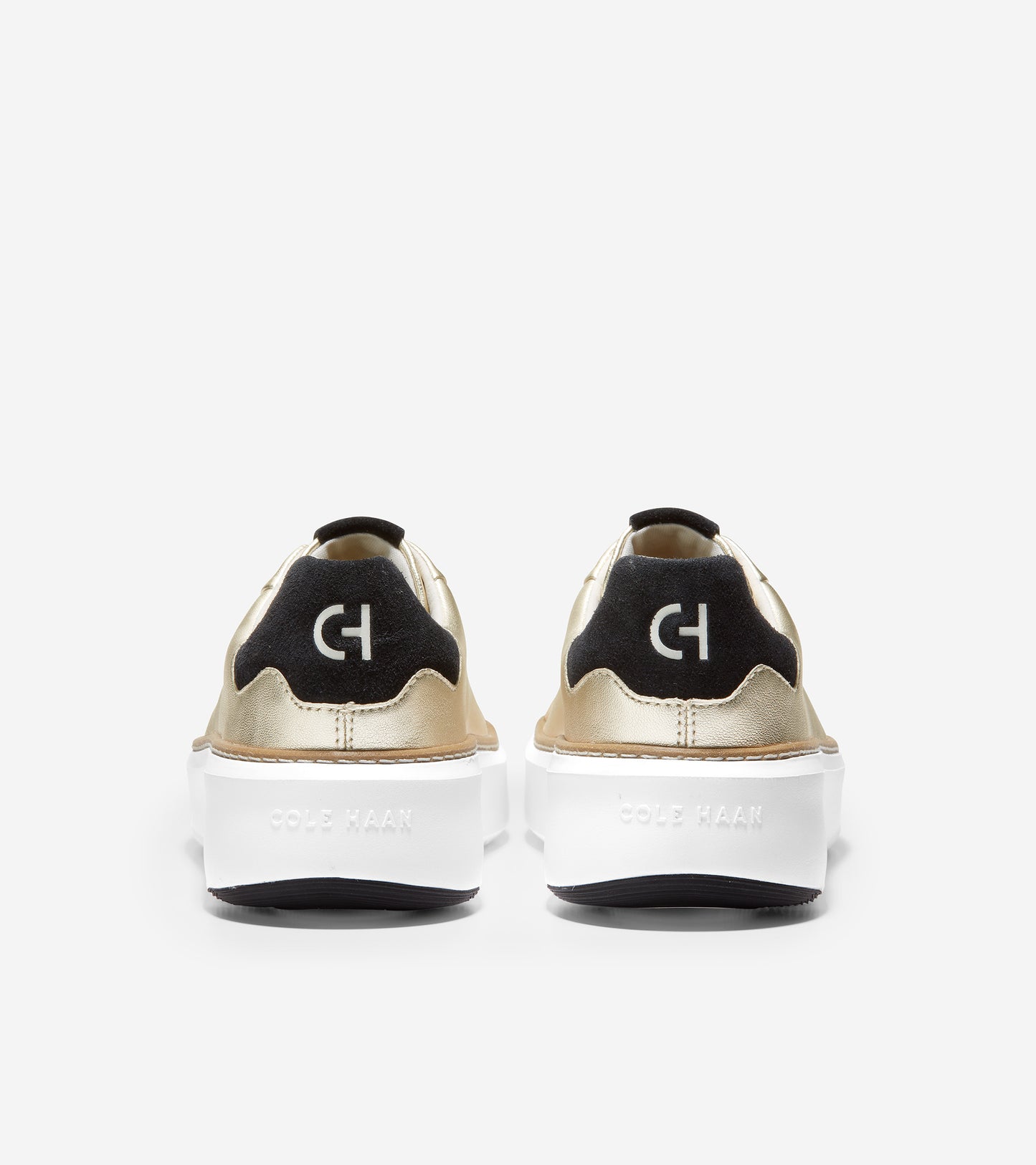 ColeHaan-GrandPrø Topspin Sneaker-w22716-Soft Gold-Black