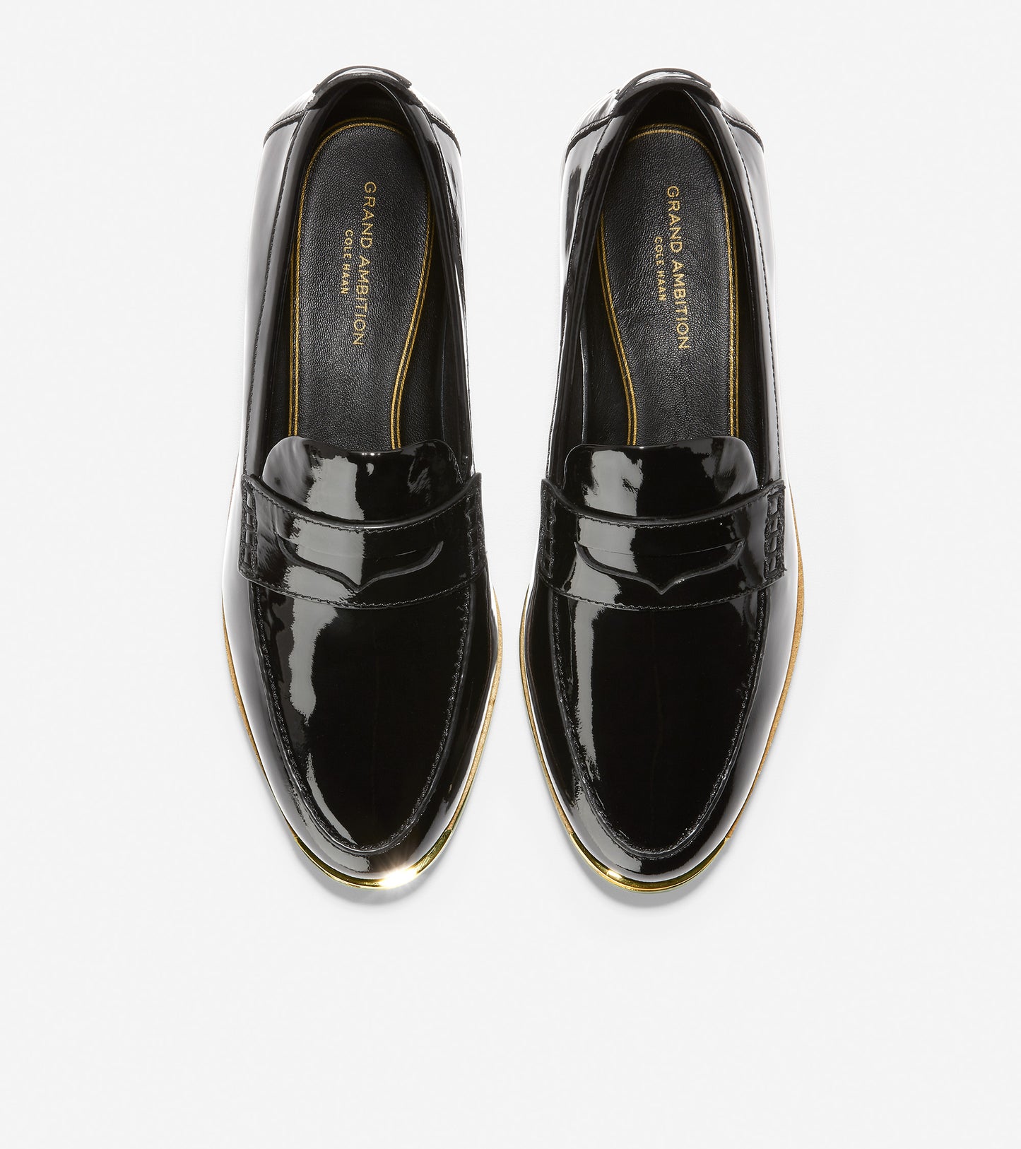 w22772-Grand Ambition Tolly Penny Loafer-Black Patent