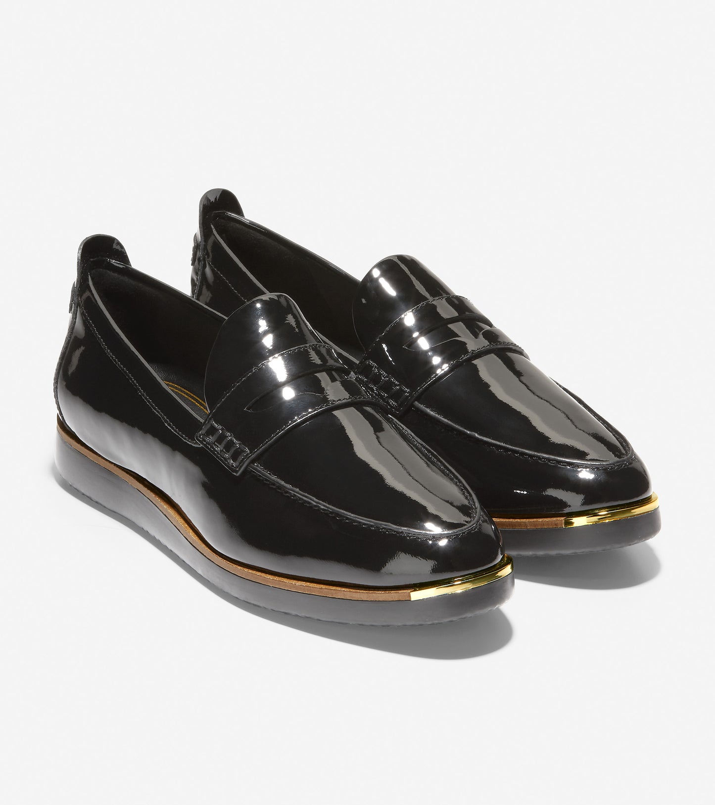 w22772-Grand Ambition Tolly Penny Loafer-Black Patent