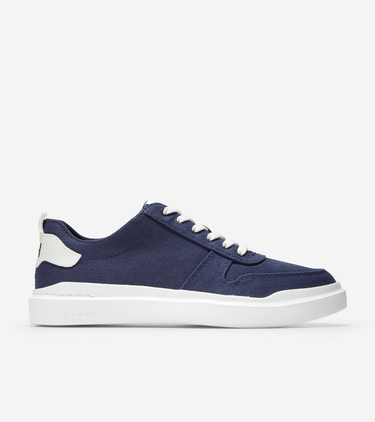 ColeHaan-GrandPrø Rally Canvas Court Sneaker-w23231-Marine Blue