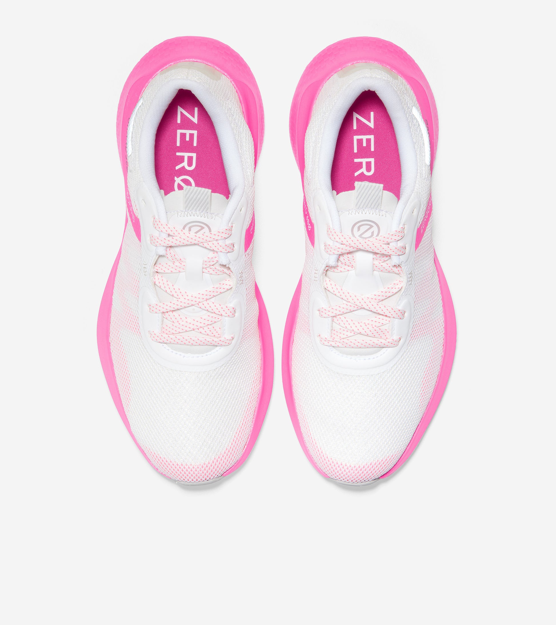ColeHaan-ZERØGRAND Outpace 2 Running Shoe-w23319-White-Neon Fuschia