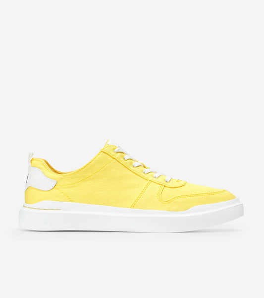 ColeHaan-GrandPrø Rally Canvas Court Sneaker-w23334-Dandelion