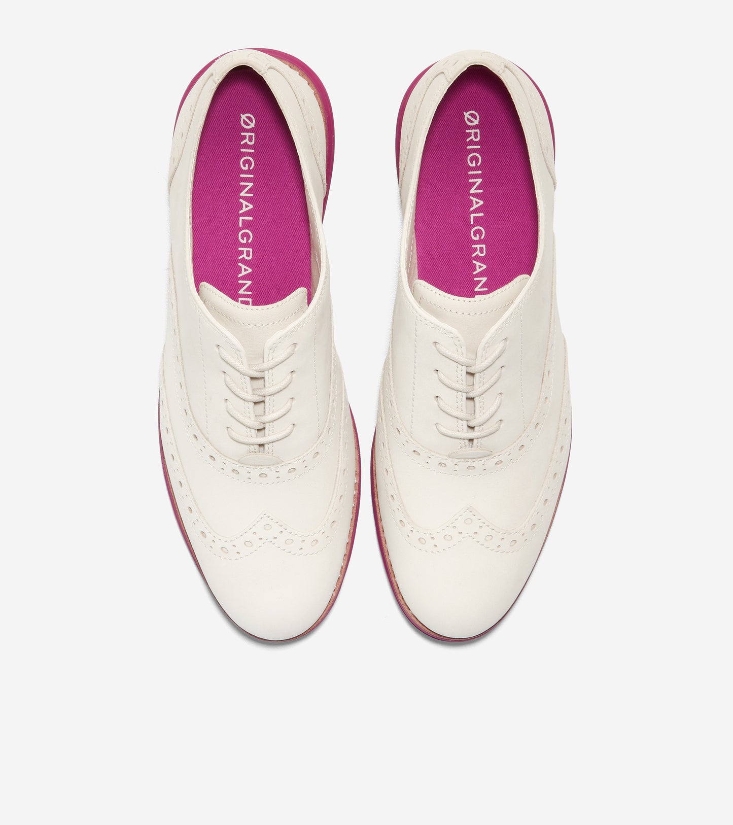 ØriginalGrand Wingtip Oxford-w24361-Birch-Festival Fuchsia