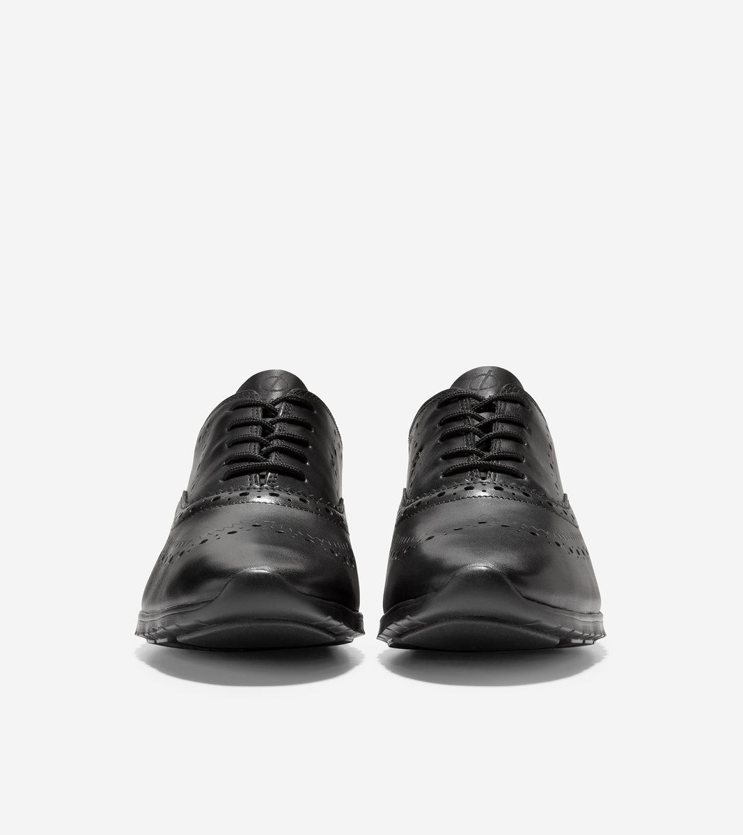 ZERØGRAND Wingtip Oxford-w24567-Black Leather
