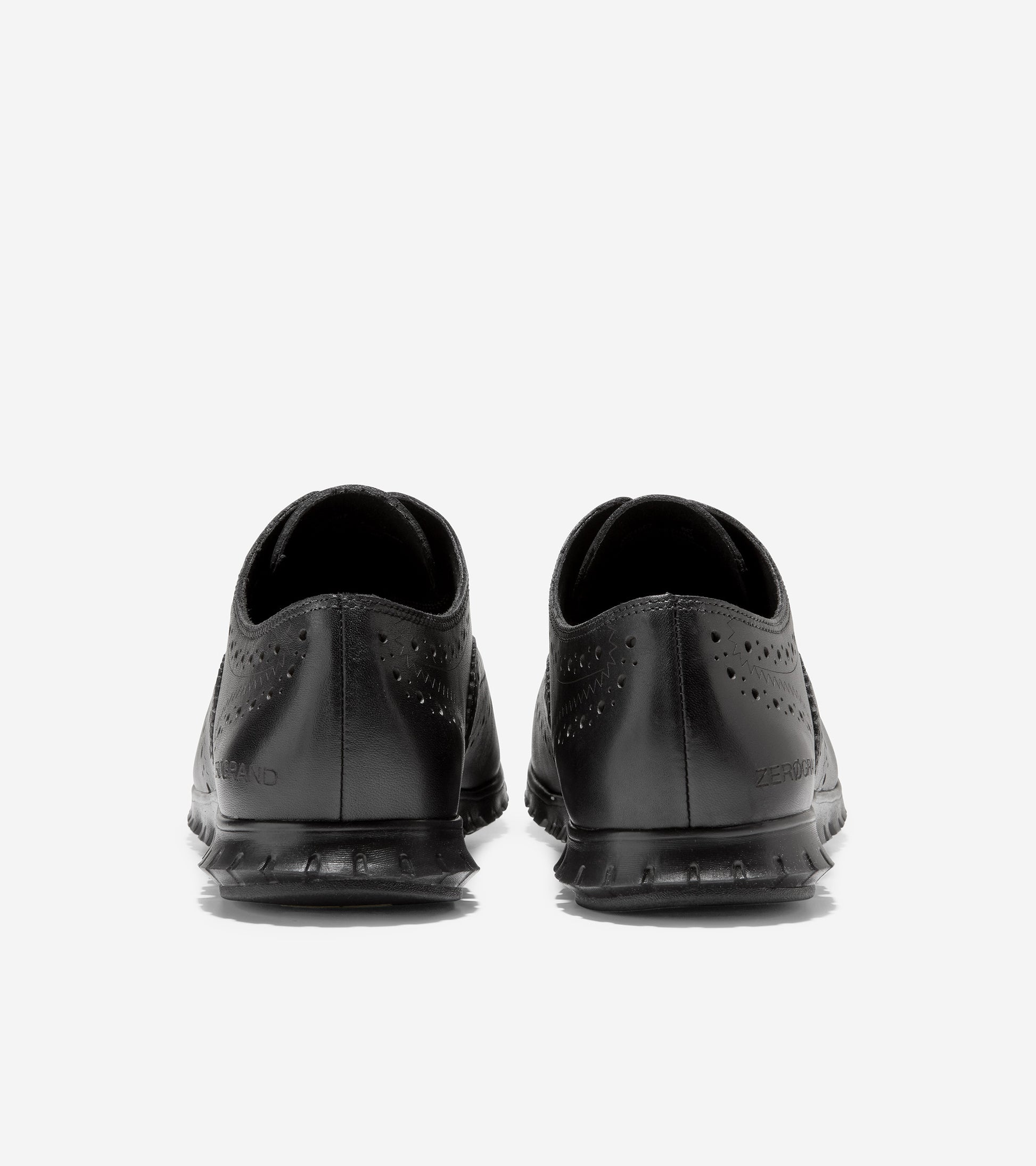 ZERØGRAND Wingtip Oxford-w24567-Black Leather