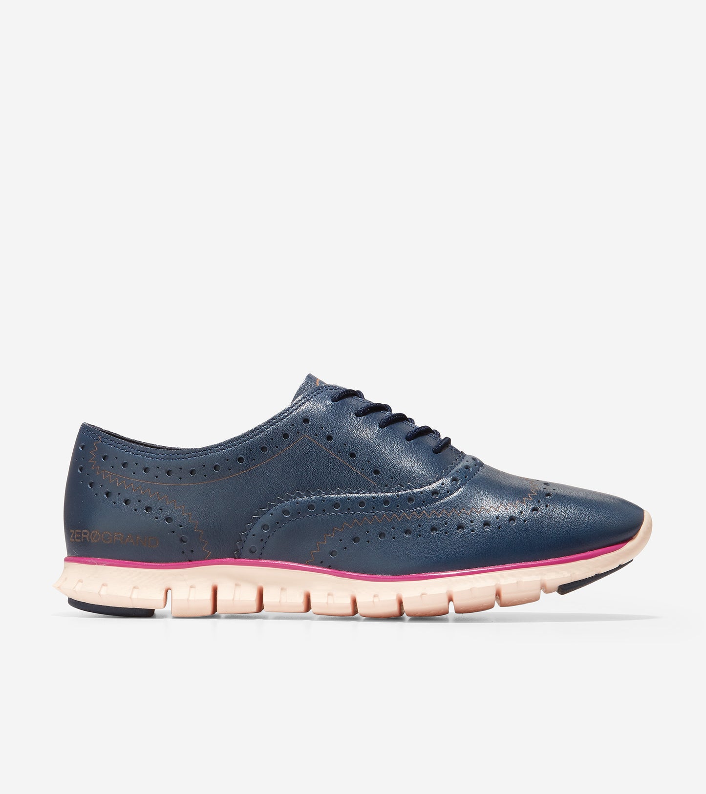 ColeHaan-ZERØGRAND Wingtip Oxford-w24574-Marine Blue Leather