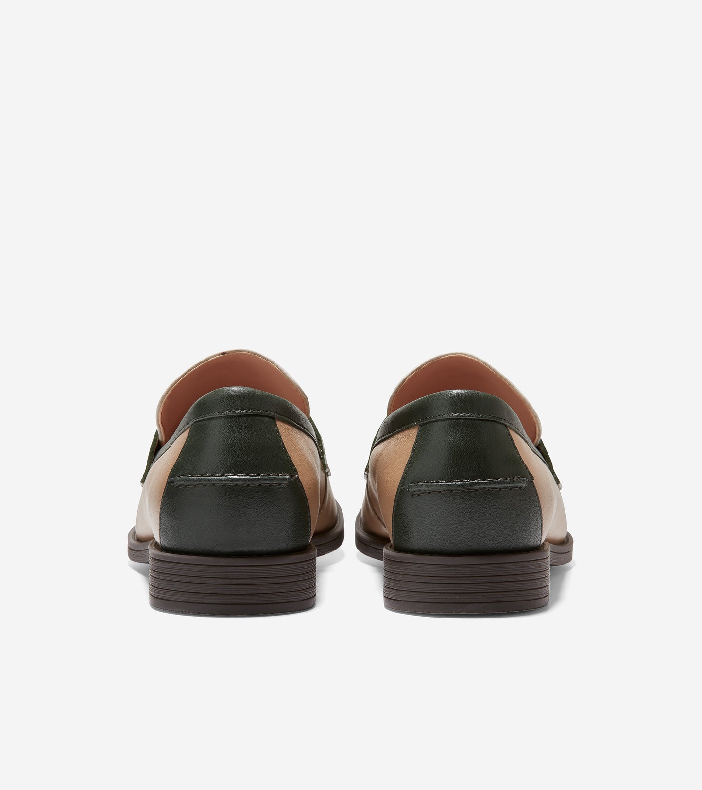 w24678-Sophia Loafer-Ivory-Dark Kombu Green