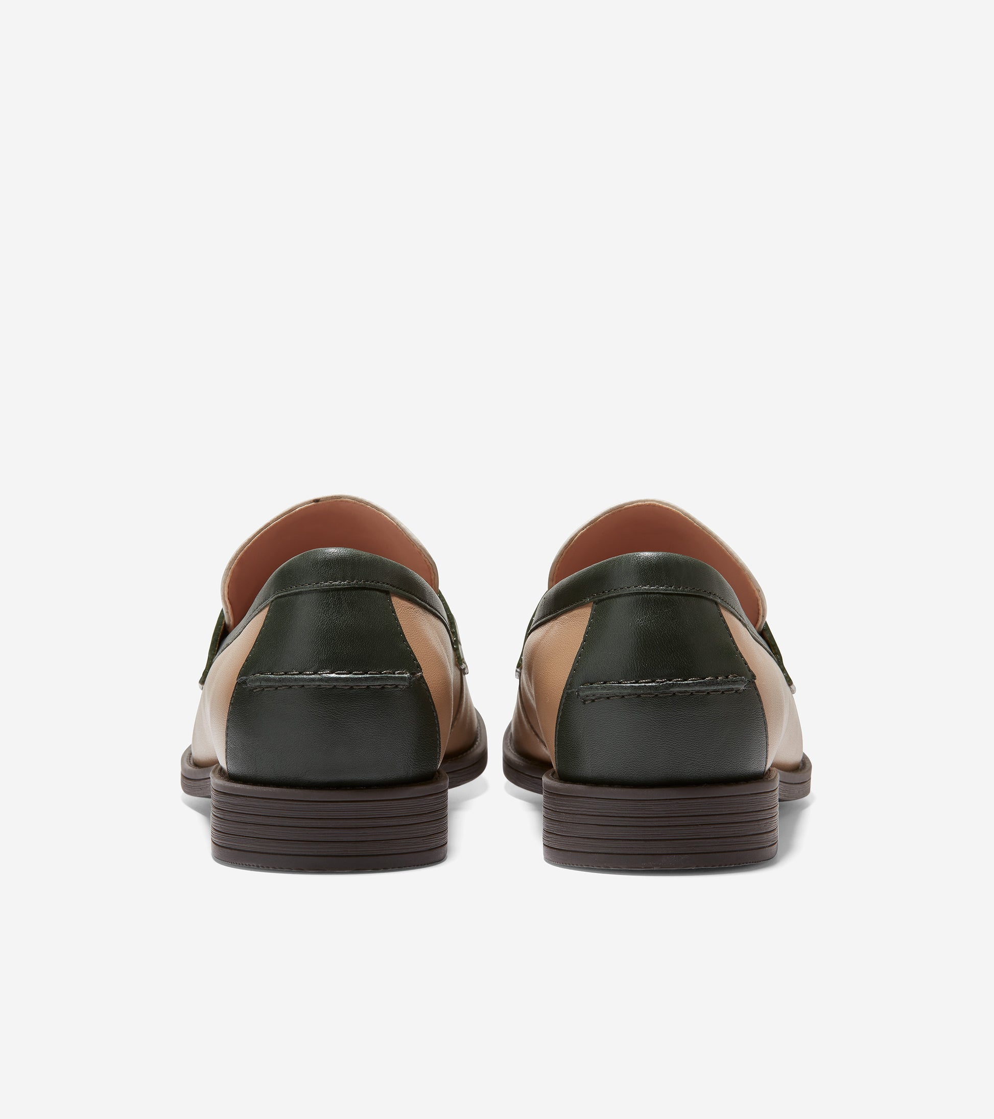 w24678-Sophia Loafer-Ivory-Dark Kombu Green