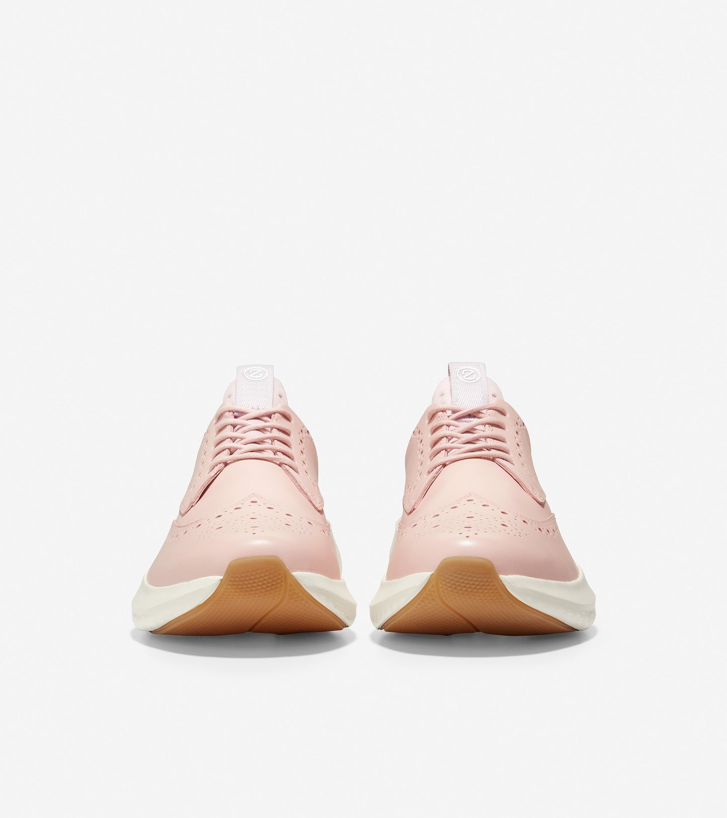 w25118-ZERØGRAND Changepace Wingtip Sneaker-Peach Whip