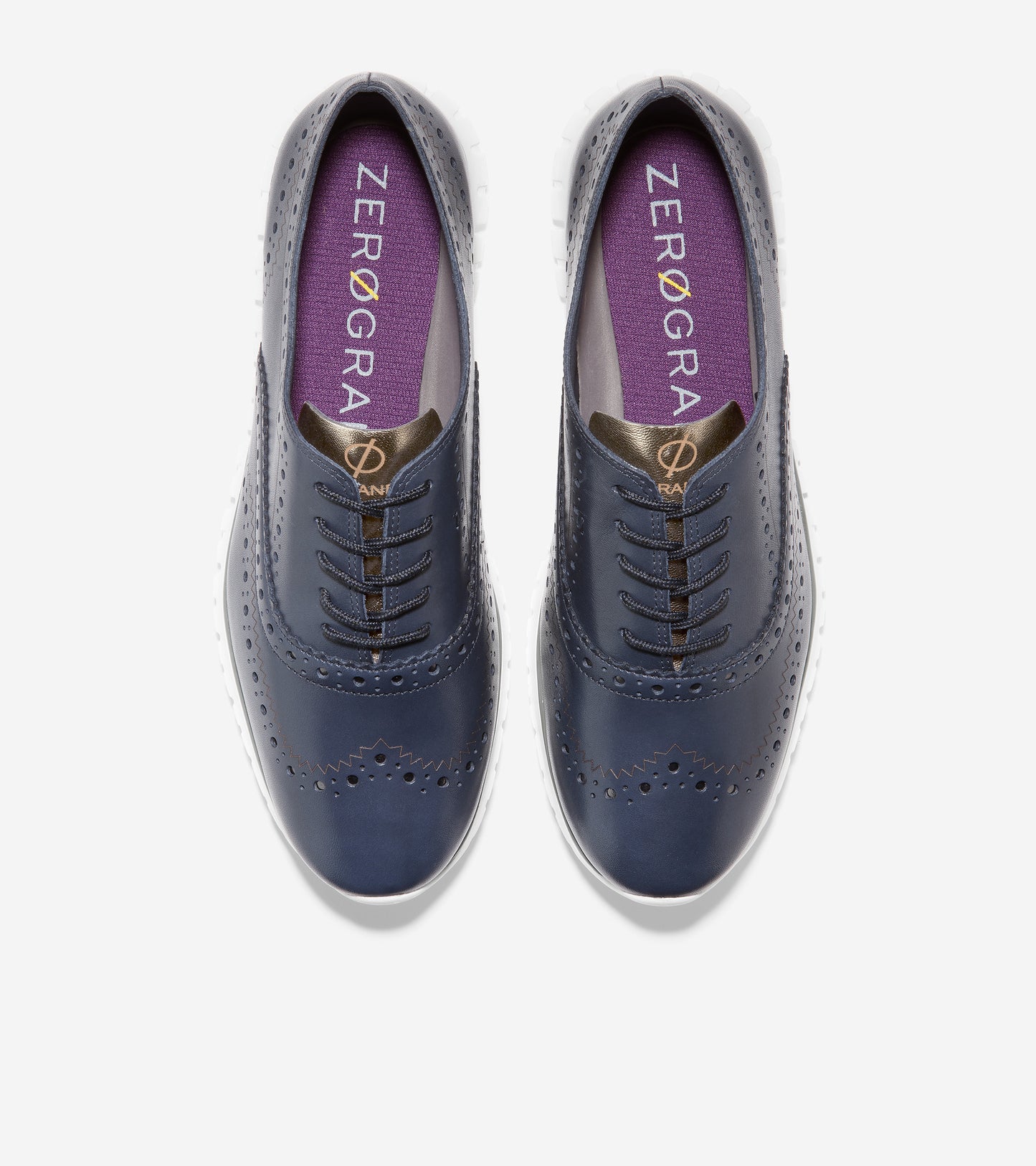 w25148-ZERØGRAND Wingtip Oxford-Blue Nights Leather