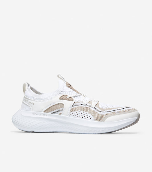 w25243-ZERØGRAND Outpace 2 Running Shoe-White-Dove Stitchlite™