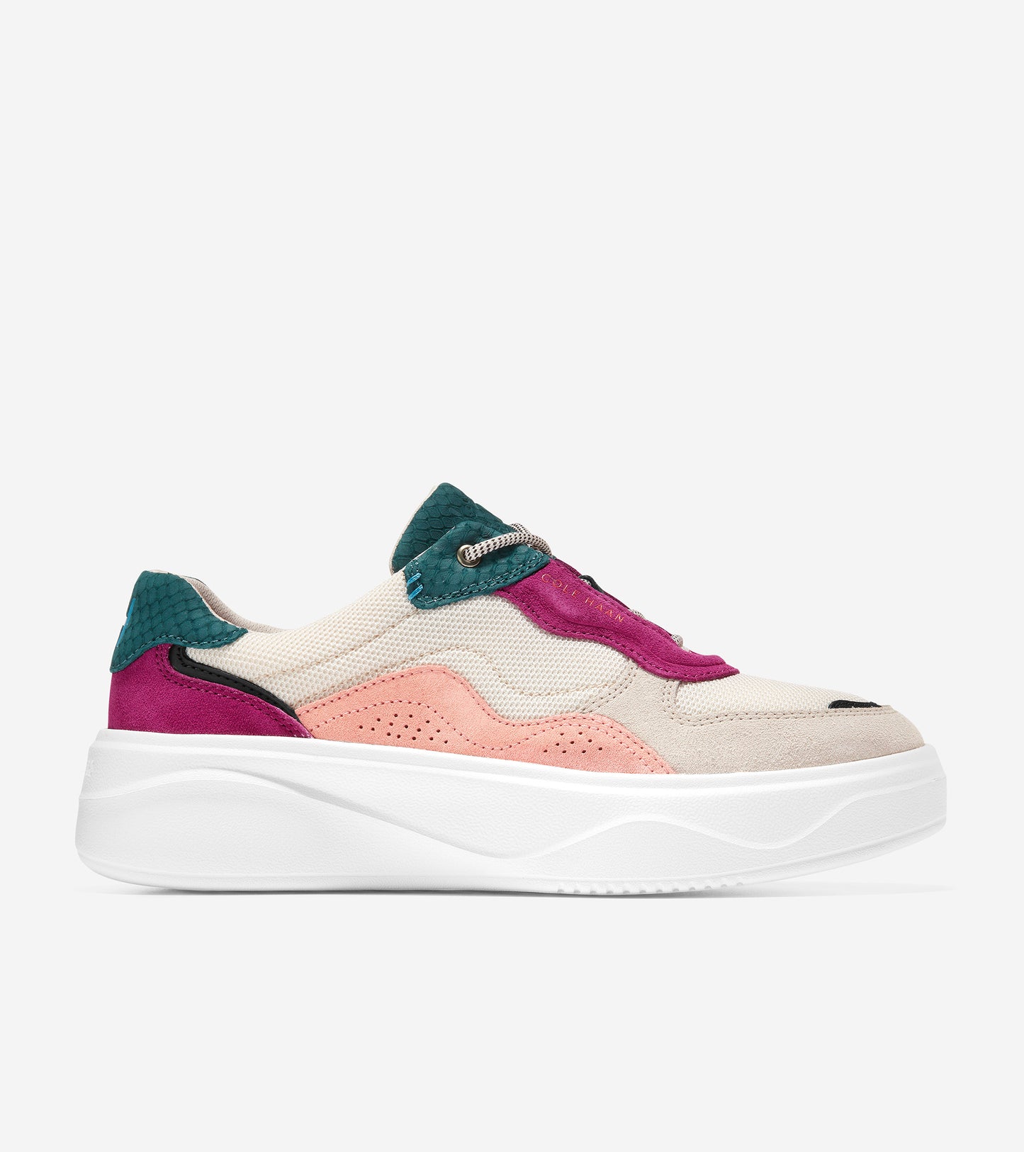 W25287-Grandprã¸ Ultra Sneaker-Birch-Deep Teal-Fuchsia