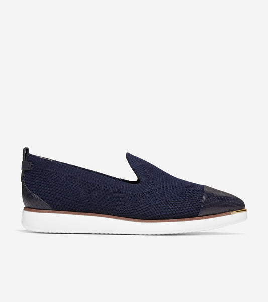 W25295-Grand Ambition Slip-On Loafer-Marine Blue Stitchlite?ó?Ç??ó