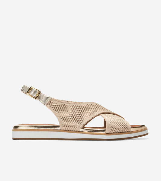 Mikaela Sandal-w25450-Sesame Stitchlite™-Gold