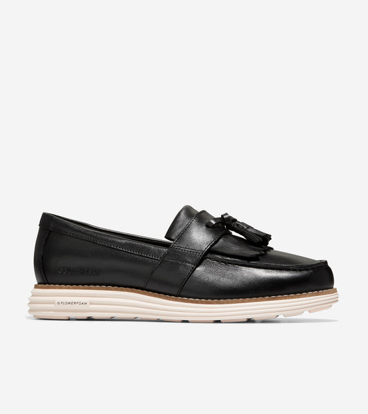 w25668-Women's ØriginalGrand Kiltie Loafer-Black-Ivory