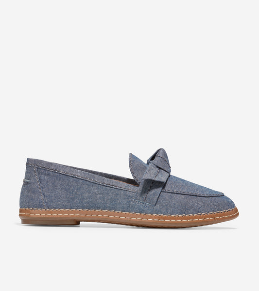 w25761-Cloudfeel All-Day Bow Loafer-Dark Chambray
