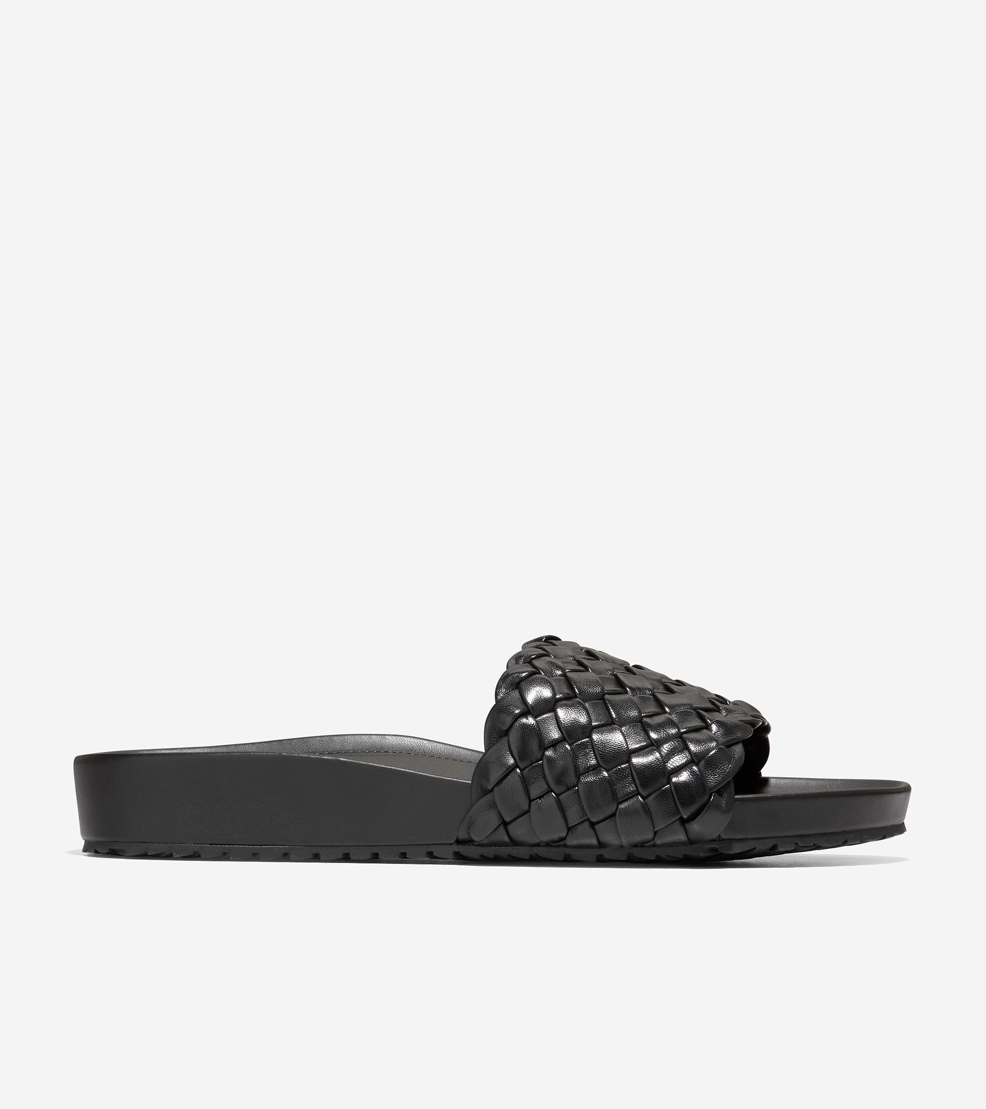 Mojave Slide Sandal W25883 BLACK LEATHER Cole Haan Saudi Arabia