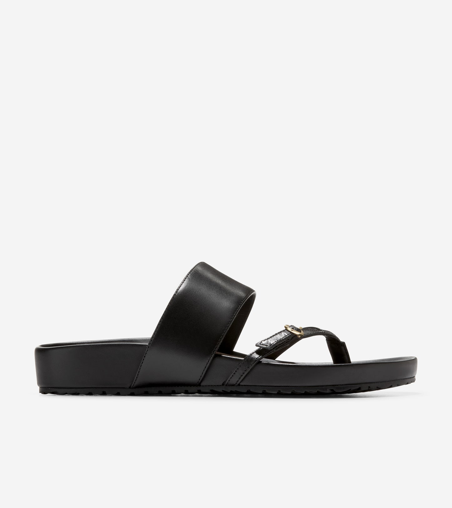 w25886-Milani Thong Sandal-Black Leather