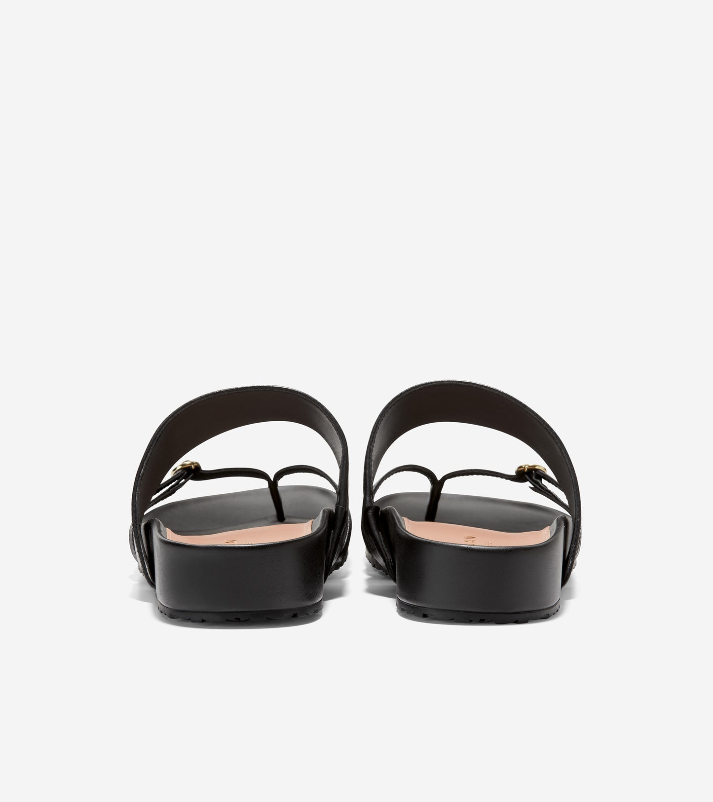 w25886-Milani Thong Sandal-Black Leather