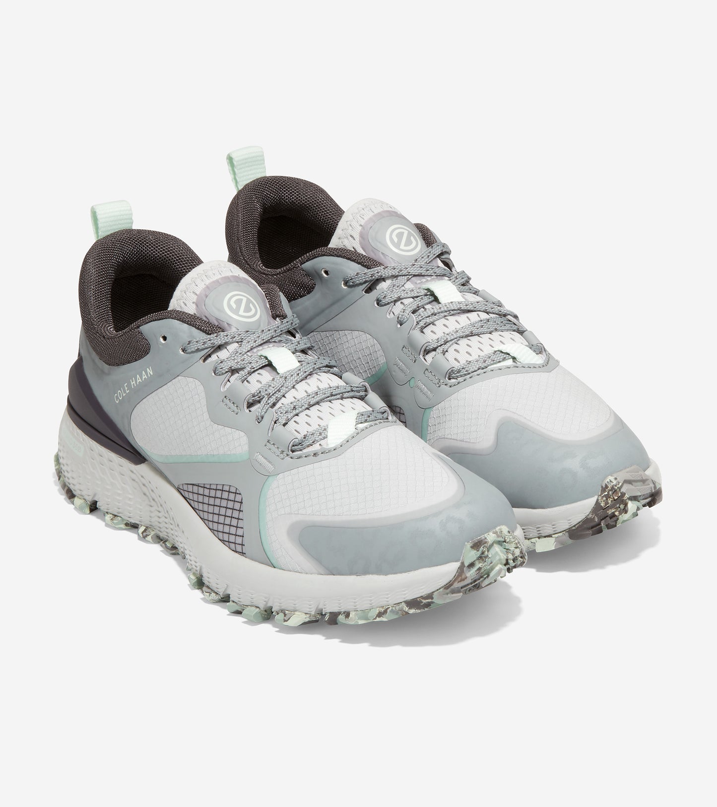 w25891-ZERØGRAND Overtake 2 All-Terrain Running Shoe-Monument-Silver Birch