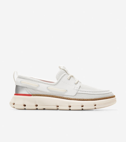 w25924-4.ZERØGRAND Regatta Boat Shoe-Blanc de Blanc