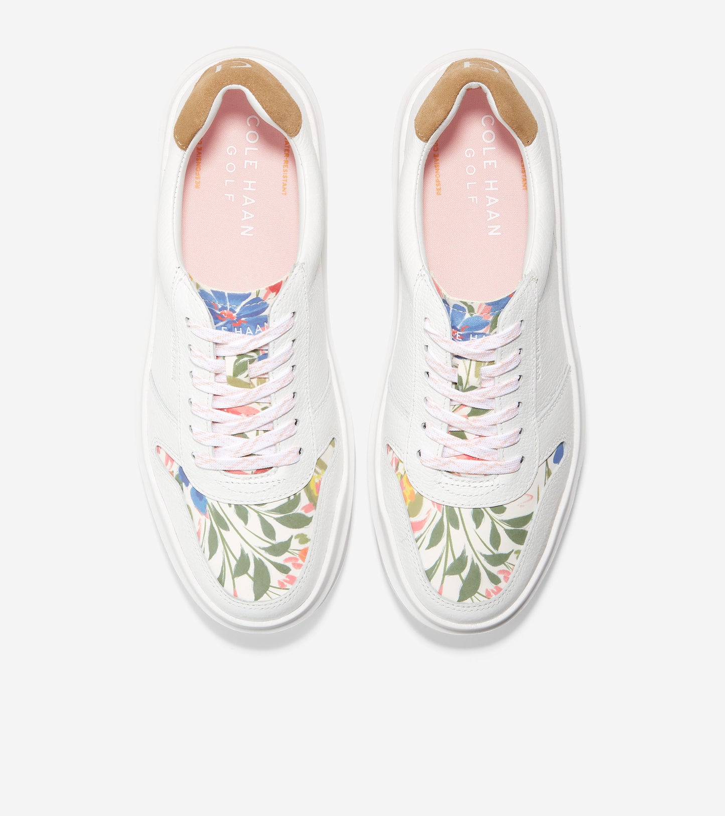 w25995-GrandPrø AM Golf Sneaker-Optic White-Floral Print