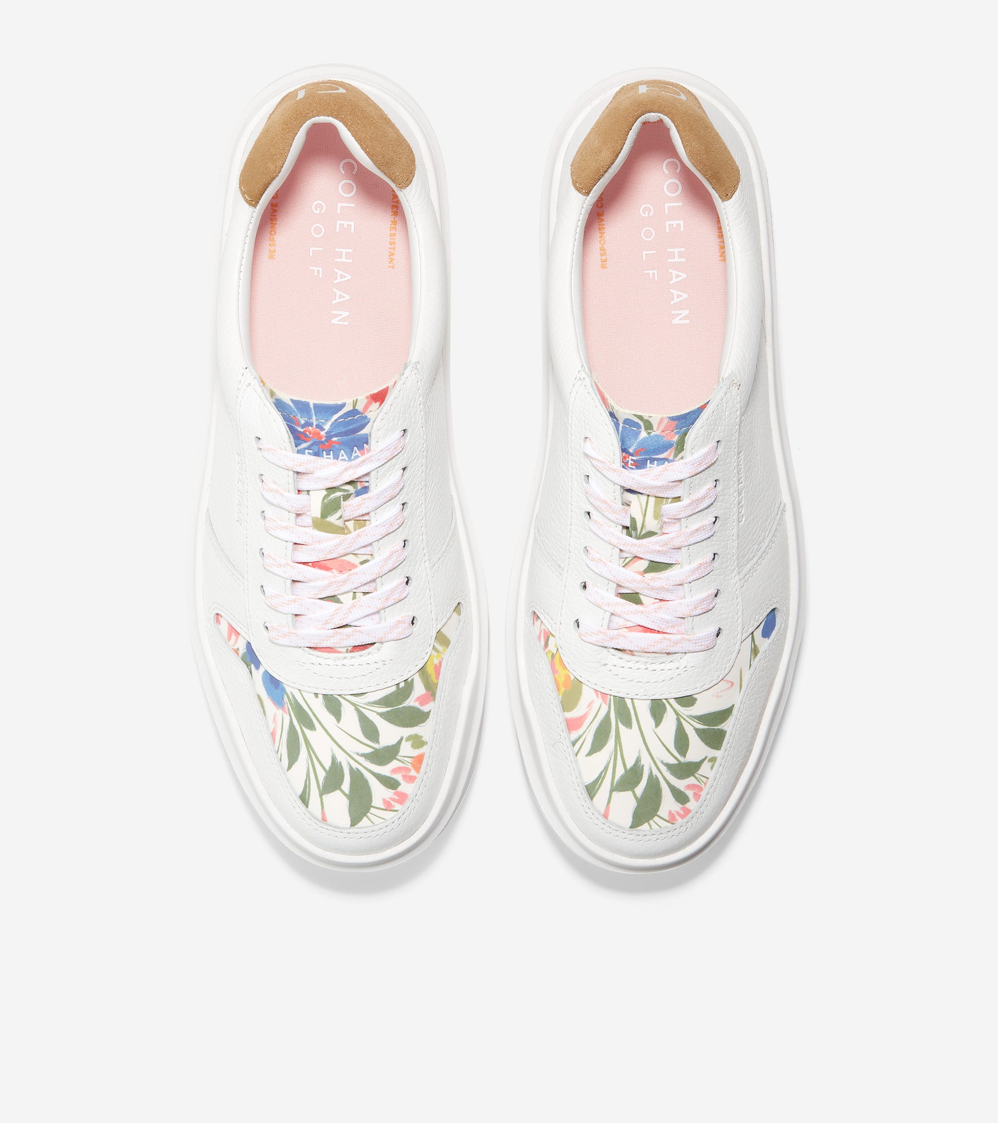 w25995-GrandPrø AM Golf Sneaker-Optic White-Floral Print