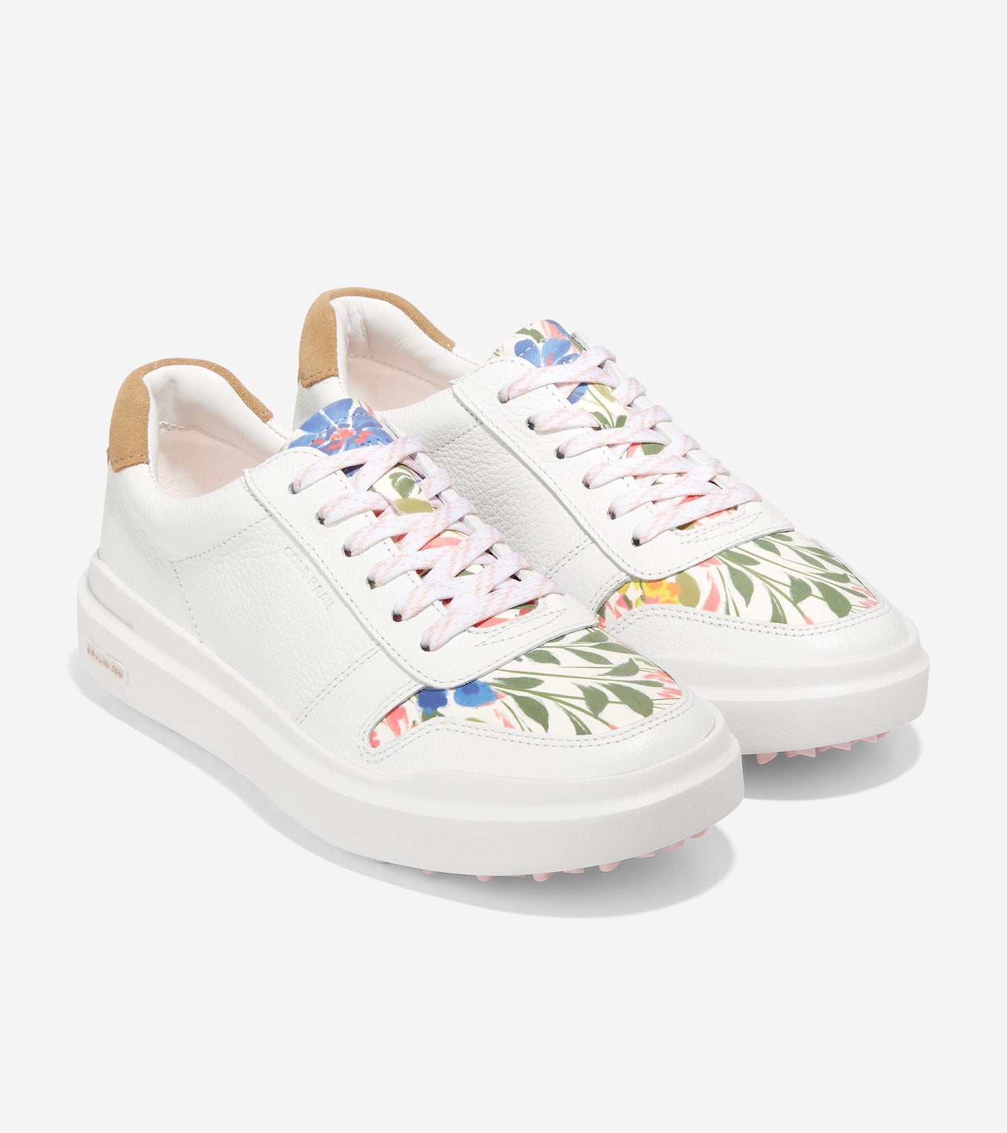 w25995-GrandPrø AM Golf Sneaker-Optic White-Floral Print