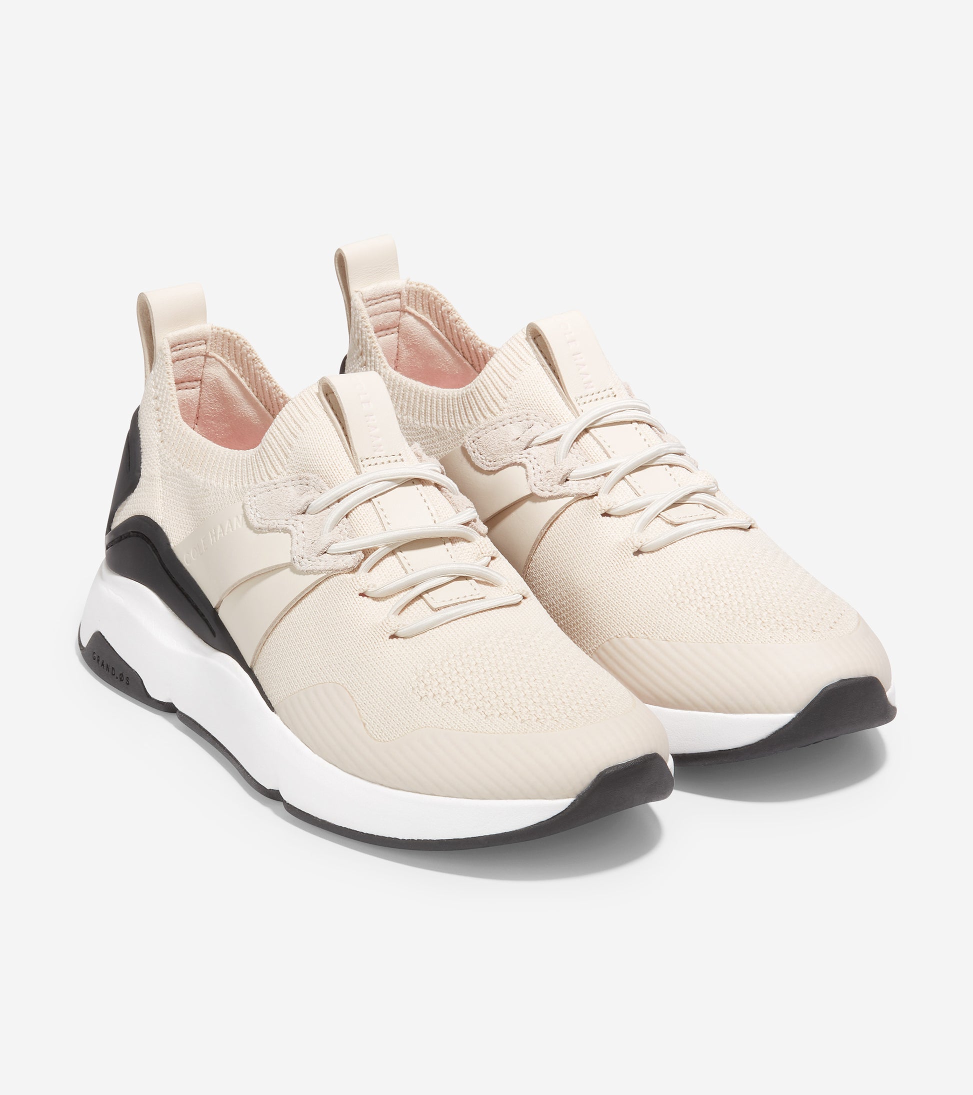 w26016-ZERØGRAND All-Day Trainer-Beige Knit