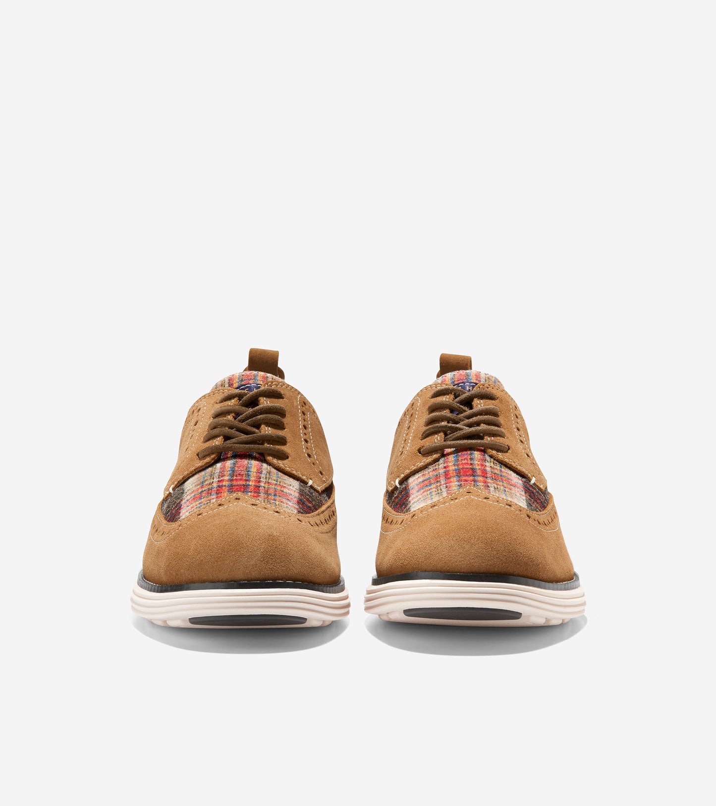 W26119-Women's Cole Haan x Pendleton ØriginalGrand Longwing Oxford-Golden Honey-Acadia Plaid