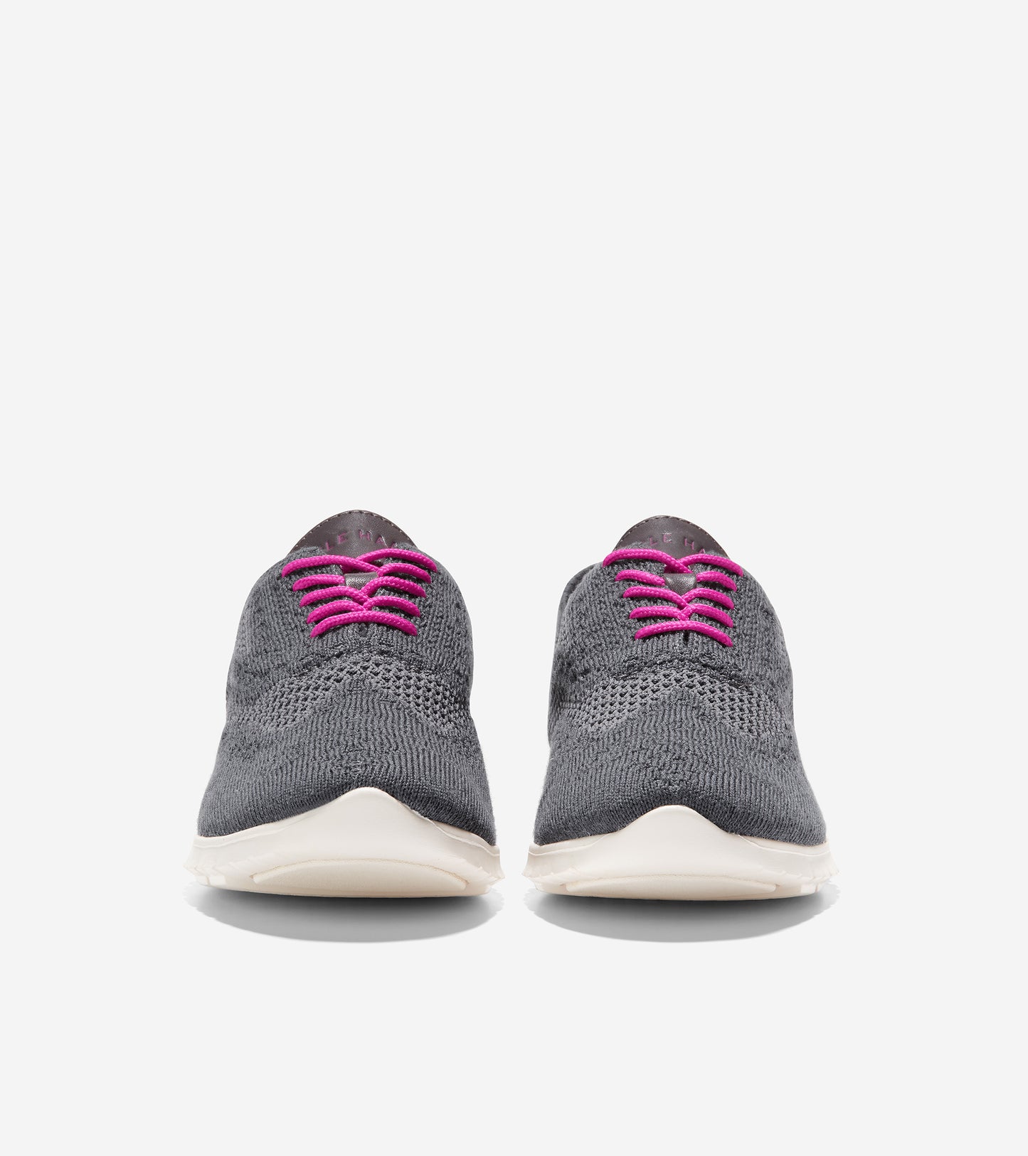 w26138-ZERØGRAND Wingtip Oxford-Quiet Shade/Ch Dk Pavement Knit/Egret