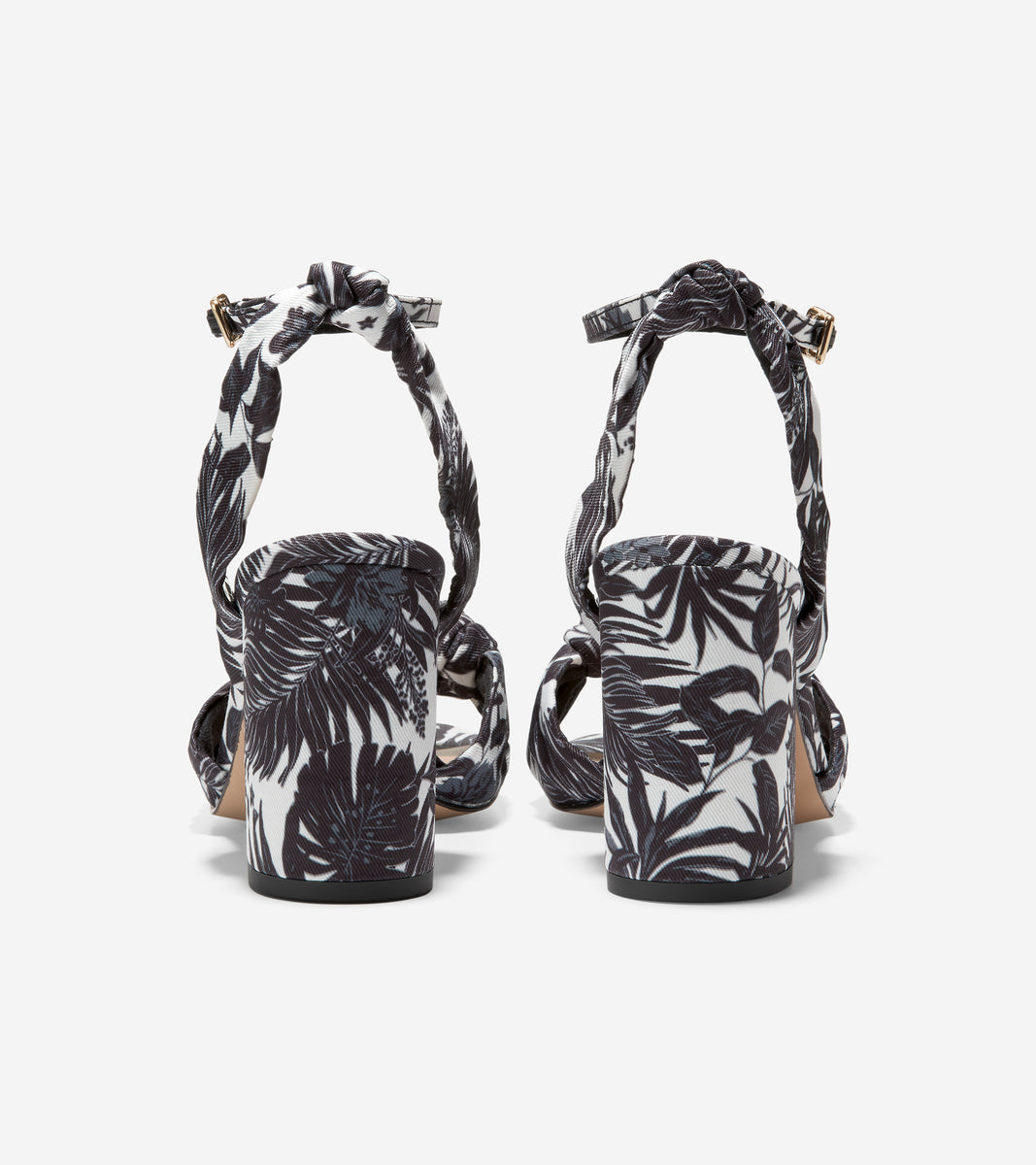 w26292-Women's Kaycee Knotted Sandal-Black-Ivory Beverly Floral Print
