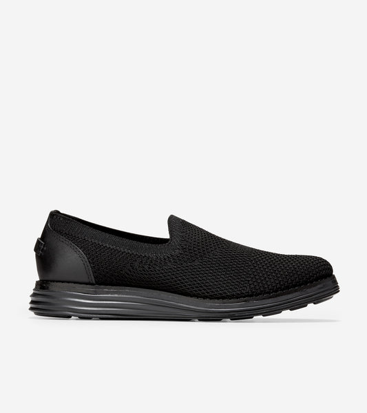 w26604-ØriginalGrand Meridian Loafer-Black Knit-Black