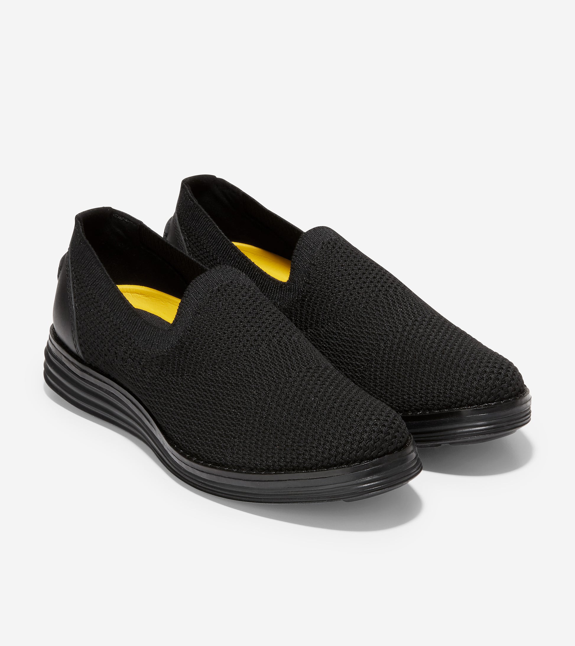 w26604-ØriginalGrand Meridian Loafer-Black Knit-Black