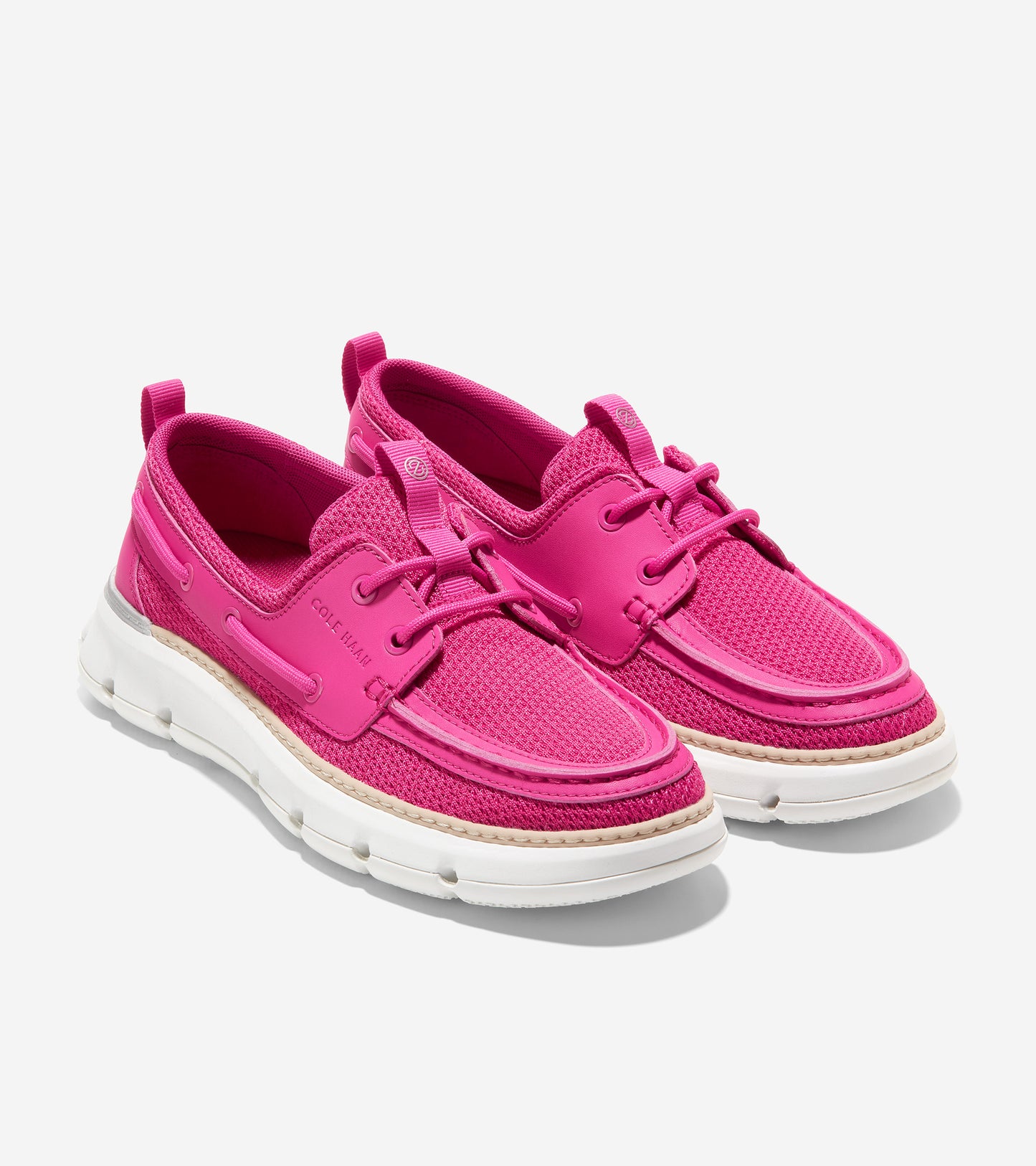 w26612-4.ZERØGRAND Regatta Boat Shoe-Pink Peacock