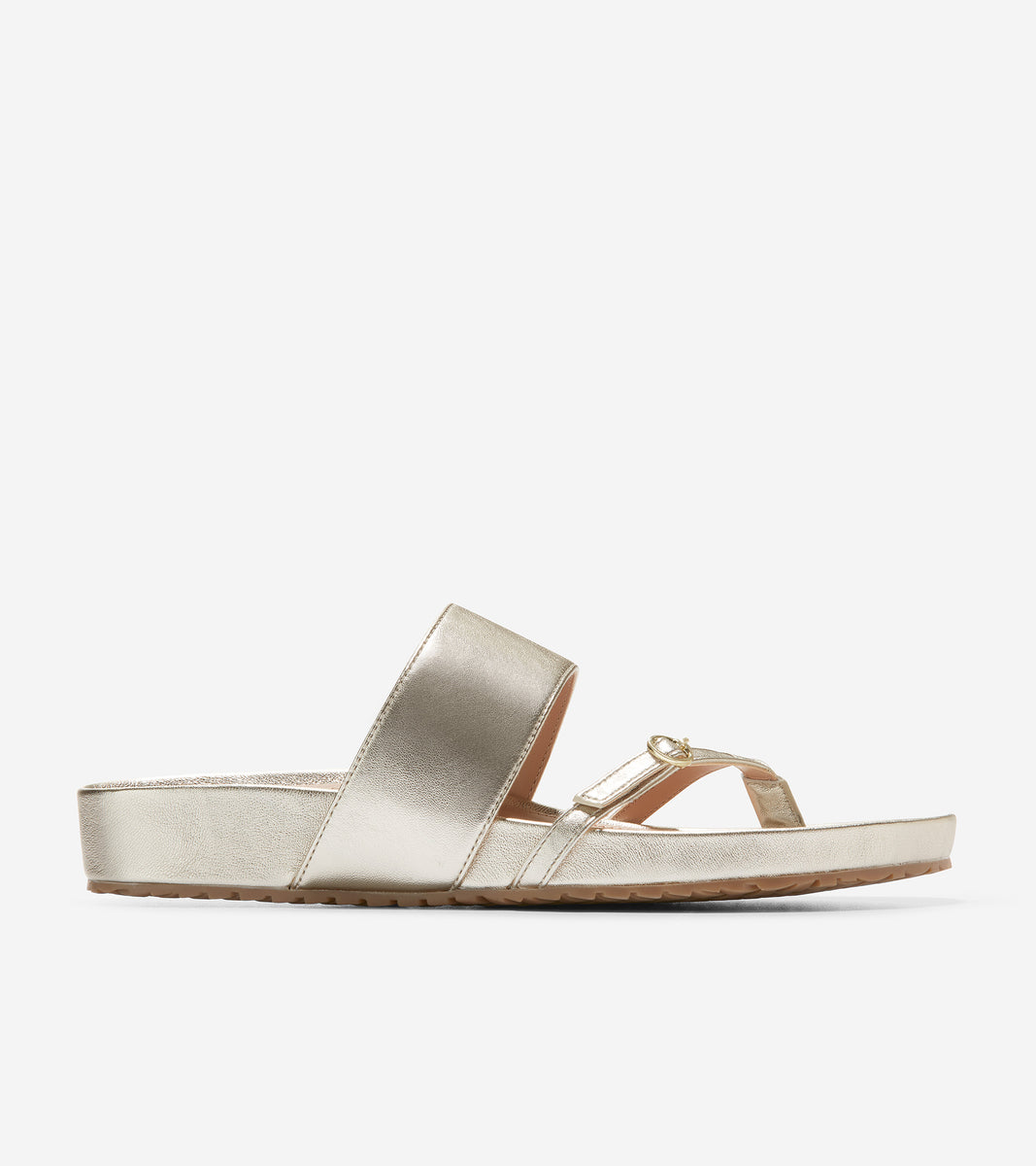w26615-Milani Thong Sandal-Soft Gold Leather
