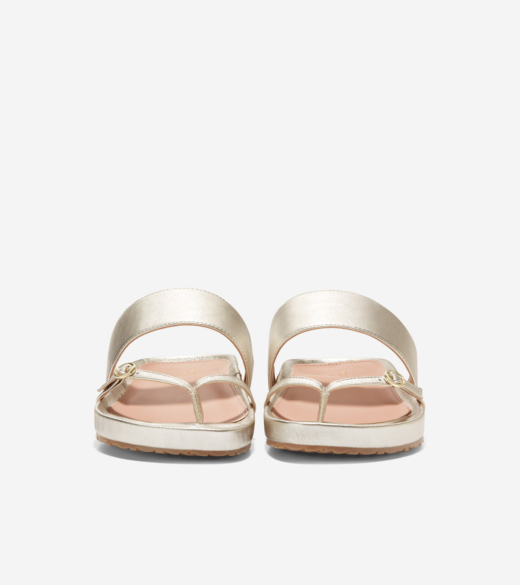 w26615-Milani Thong Sandal-Soft Gold Leather