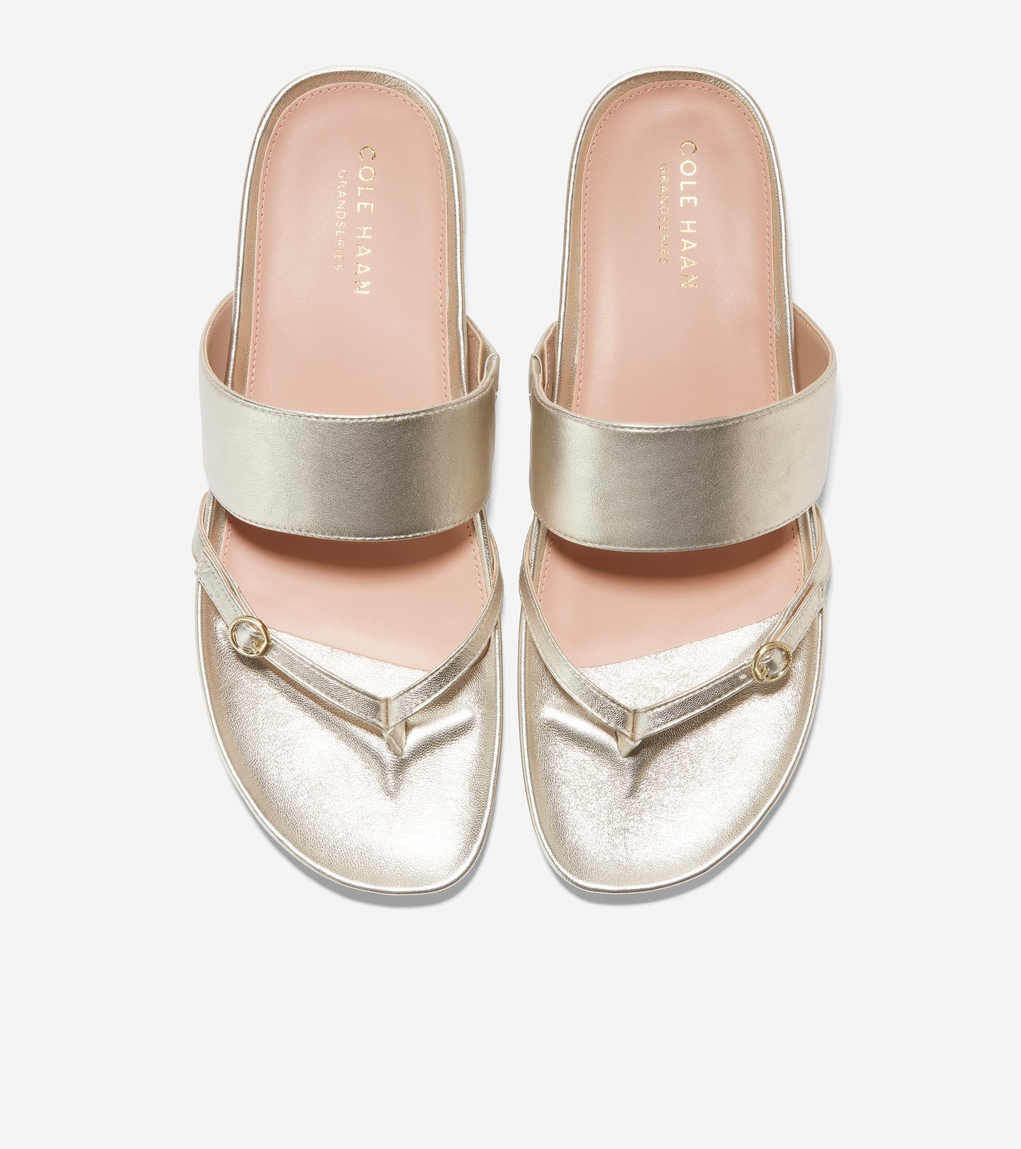 w26615-Milani Thong Sandal-Soft Gold Leather