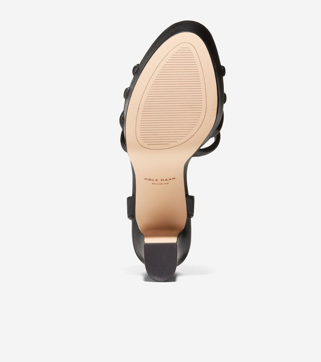 w26804-Grove Platform Sandal-Black Leather
