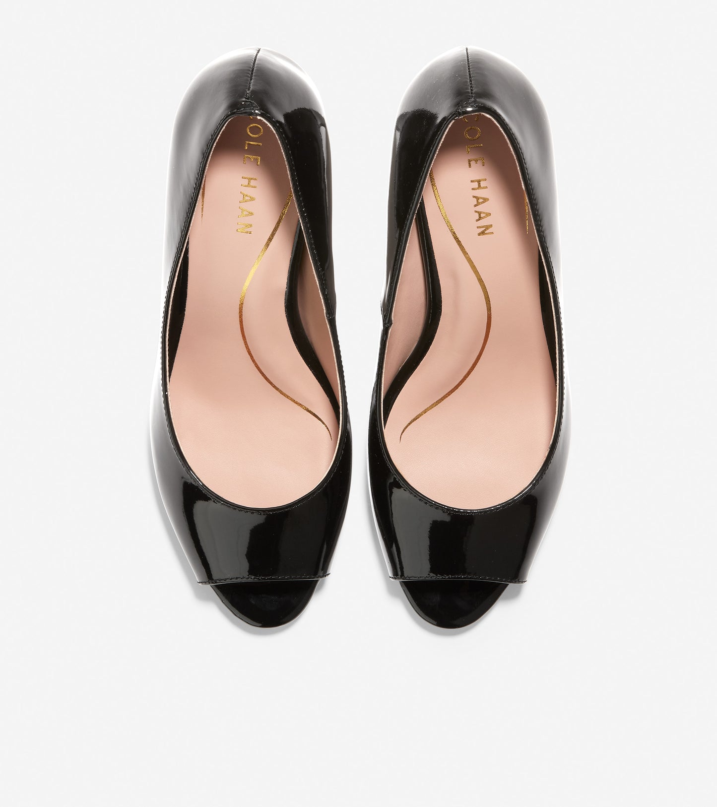 w26814-Women's Drado Peep Toe Platform Pump-Black