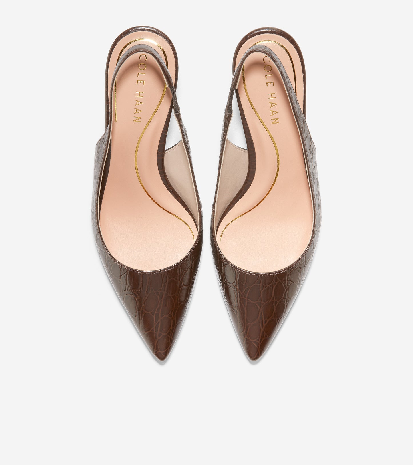 w26831-Women's Vandam Sling Back Pump-Brown Vintage Croc Print