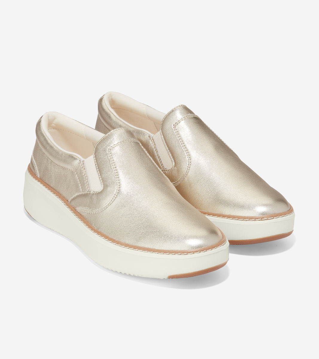 w26880-GrandPrø Topspin Slip-On Sneaker-Gold Talca-Ivory