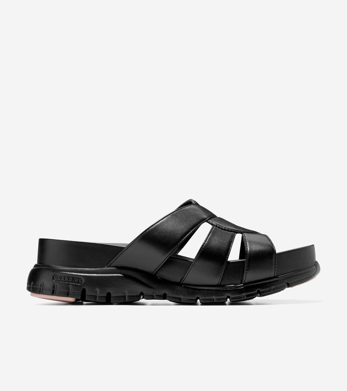 Women's ZERØGRAND Slotted Slide-W27319-Black/Black