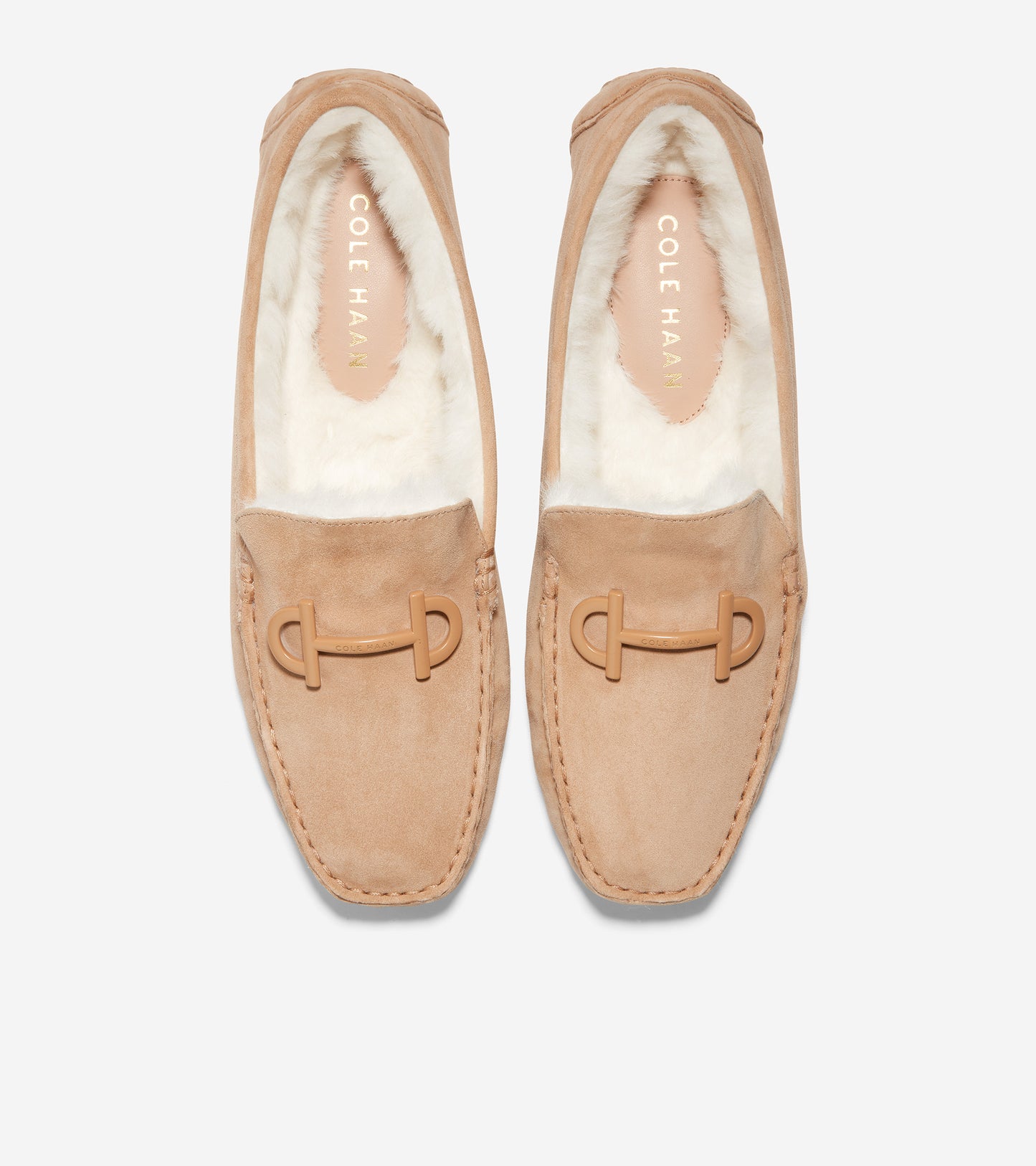 W27507-Women's Tully Driver-Blush Tan-Natural Shearling