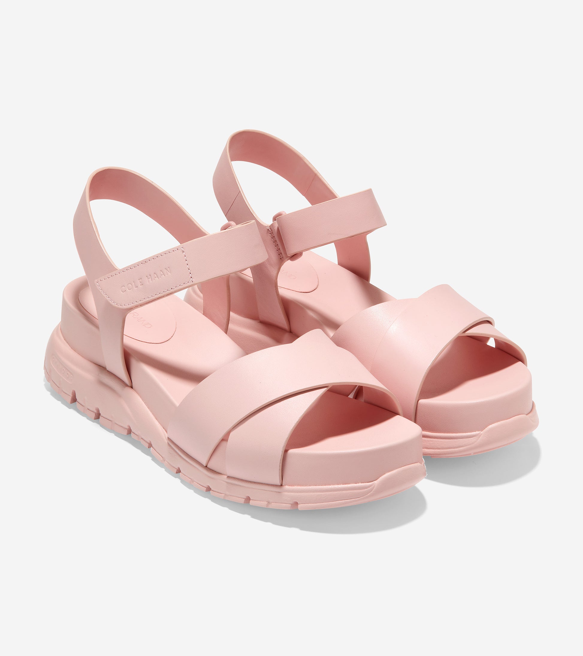 Women's ZERØGRAND Crisscross Sandal-W27872-Rose Smoke