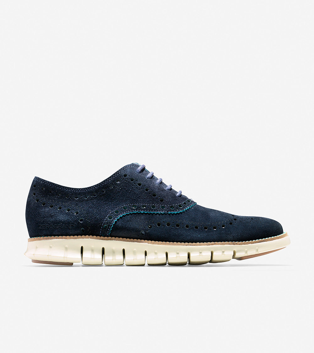ColeHaan-Zerøgrand Wingtip Oxford -c27545-Blue