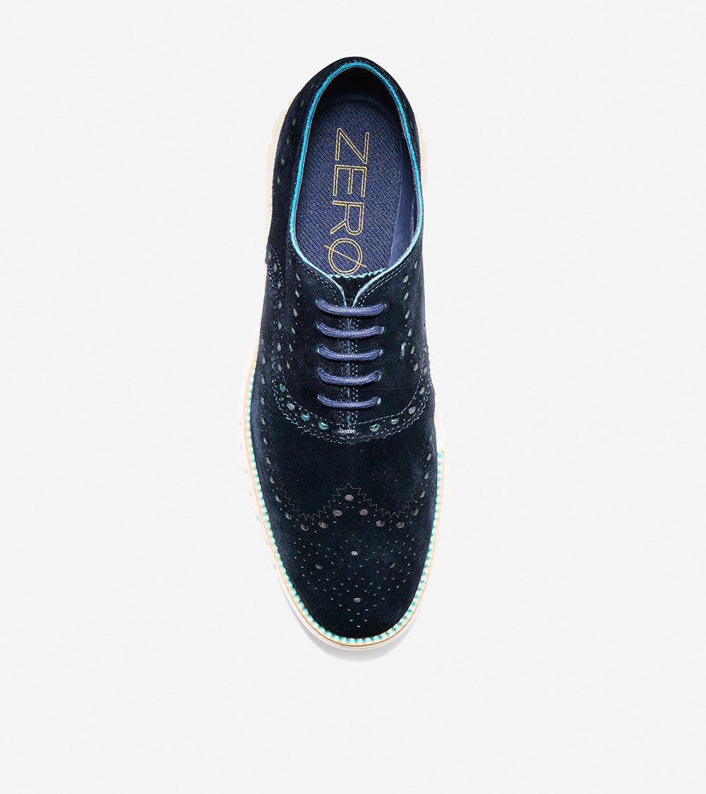 ColeHaan-Zerøgrand Wingtip Oxford -c27545-Blue