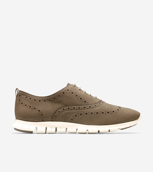 ColeHaan-Zerøgrand Wingtip Oxford -w08350-Gray