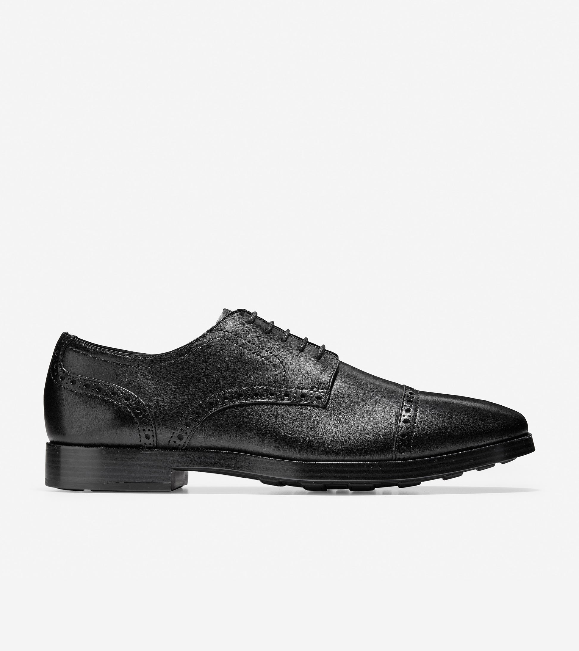 ColeHaan-Jefferson Grand Cap Toe Oxford -c23789-Black
