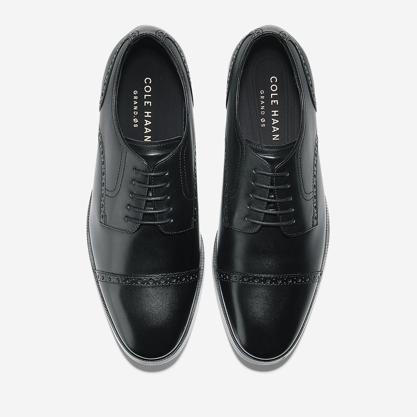 ColeHaan-Jefferson Grand Cap Toe Oxford -c23789-Black